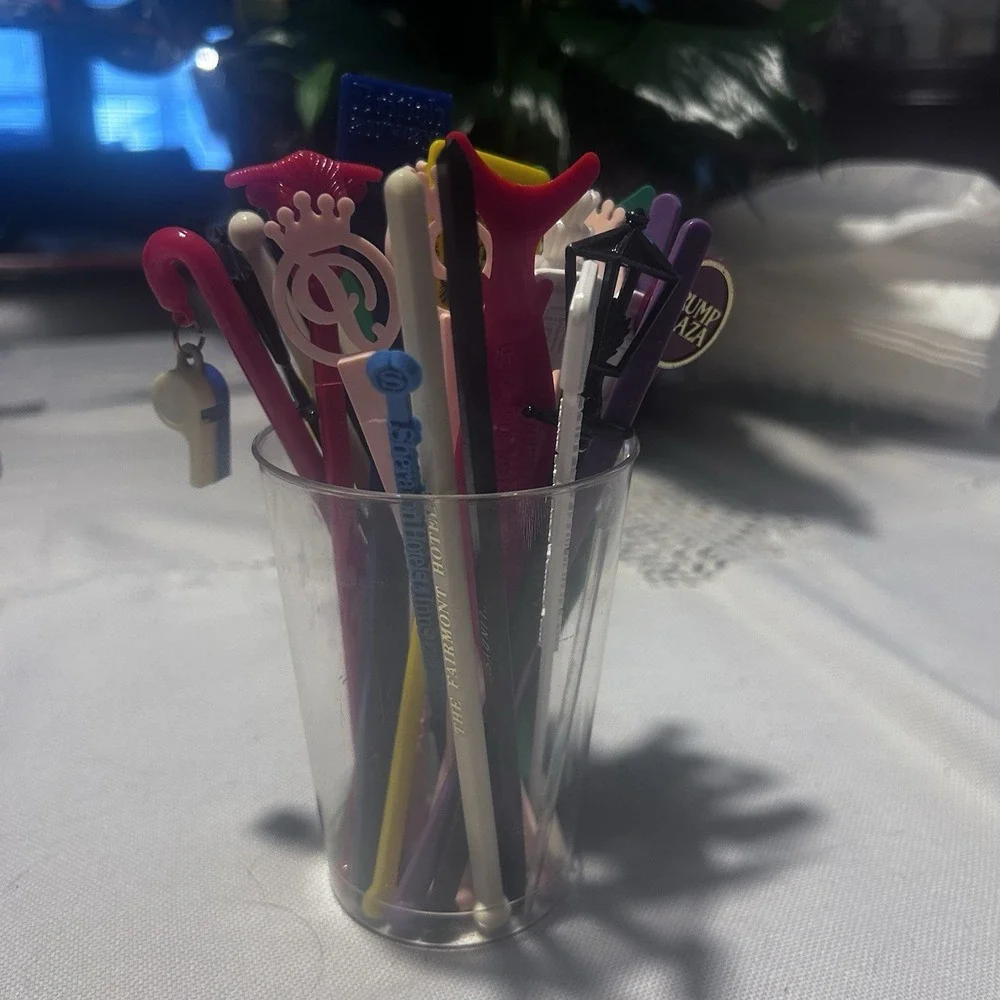 Lot of 30 Vintage Swizzle Sticks Stirrers Vegas Disney Latin Casino Nassau Inn